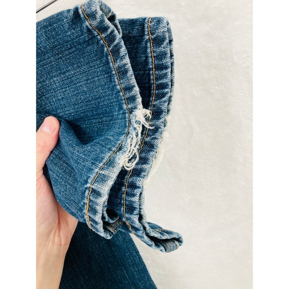 Levis 550 Jeans Mens 34x34 Relaxed Fit 100% Cotton Denim Distressed - Picture 15 of 16